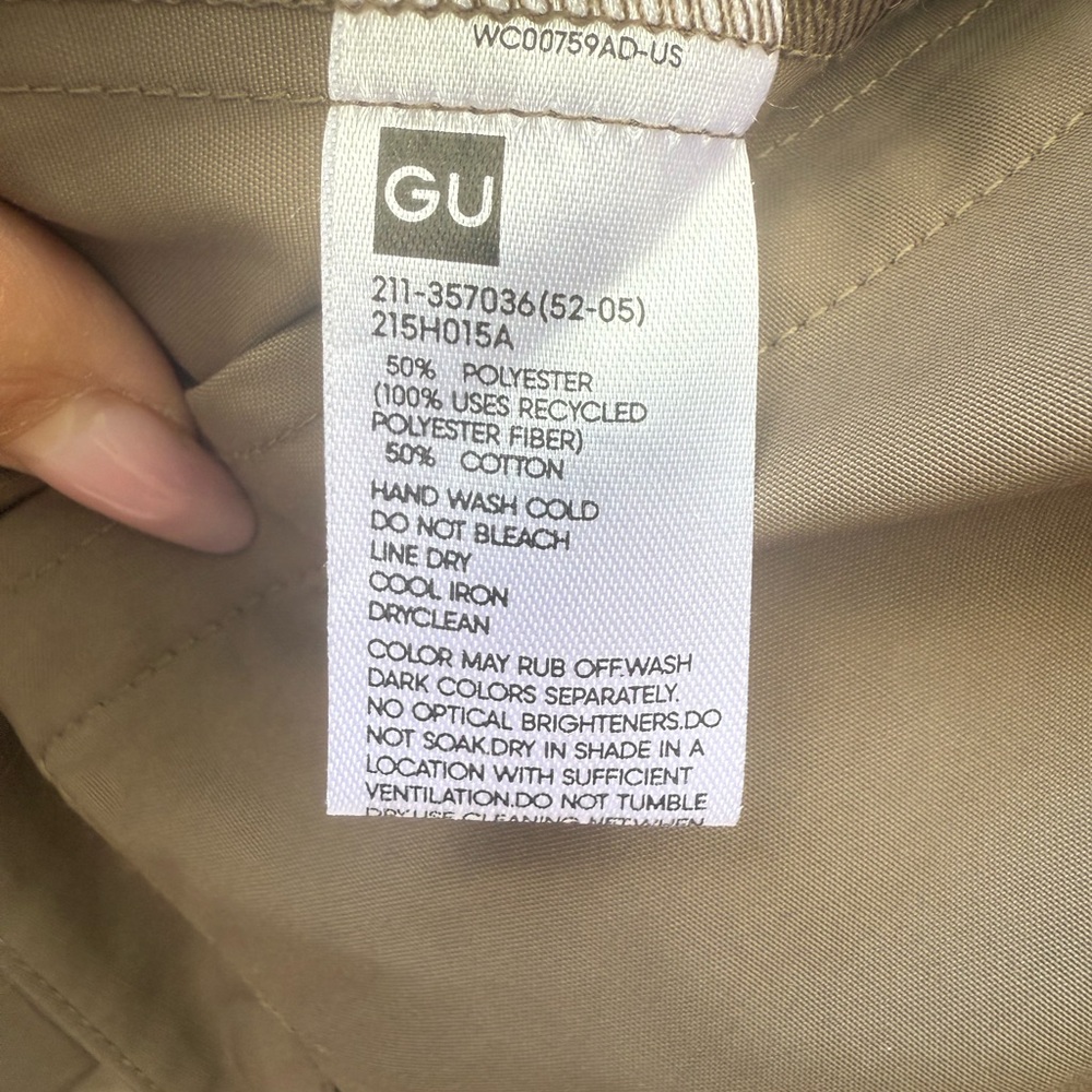 Cropped Cape Trench Jacket in Olive Green - Picture 15 of 16
